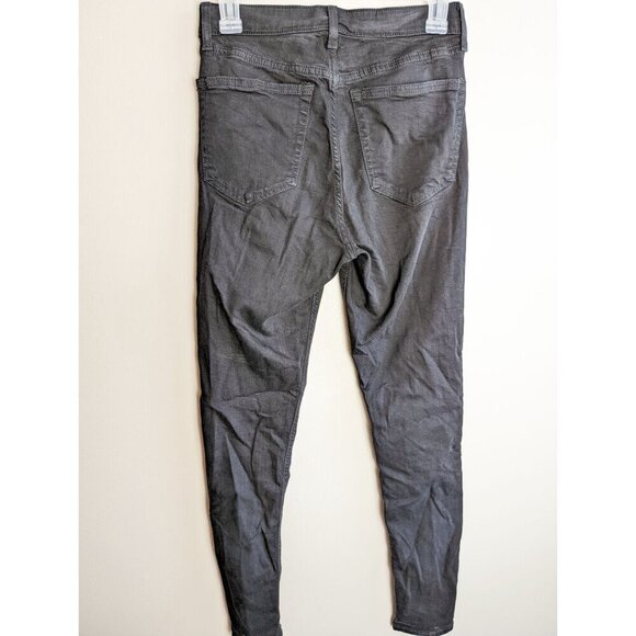 Topshop Jamie Skinny High Rise Black Denim Jeans 28 32 - Picture 8 of 13